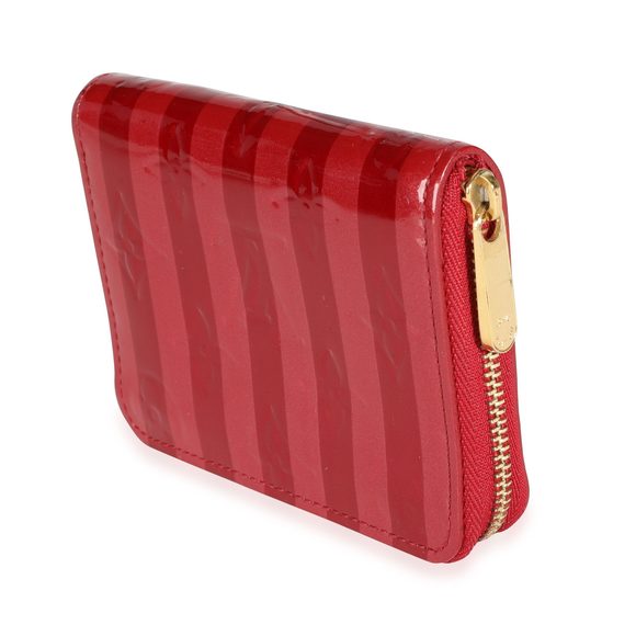 Louis Vuitton Pomme D'Amour Rayures Monogram Vernis Zippy Coin Purse - Picture 5 of 7